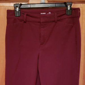 Burgundy Pixie Pant - 8 (Old Navy)